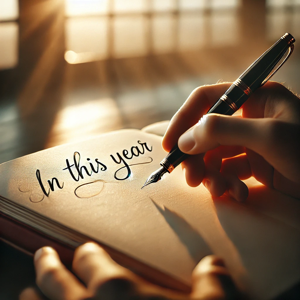 2025 01 a serene image of a hand writing with an